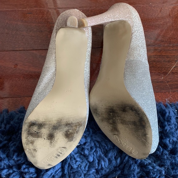 Guess silver to gold ombre sparkle heels - Picture 5 of 7